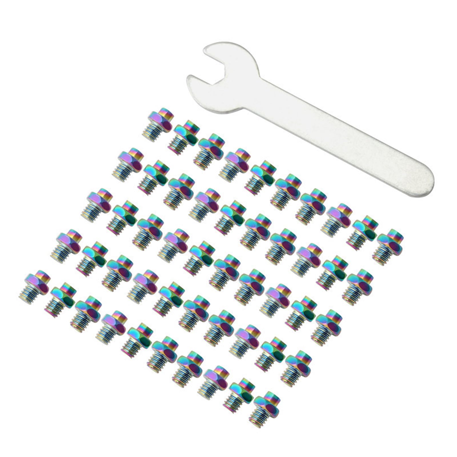 BWANGIAO Bicycles Pedals Grip Screws High Strengths Bike Pedals Spikes Nonslip Threading Bicycles Pedal Grip Pin for Cycling