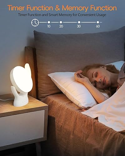 Miniatura 10 de Lámpara de terapia de luz, luz de terapia de 10000 lux, sin UV, lámpara de luz solar giratoria con 3 temperaturas de color y 5 niveles de brillo