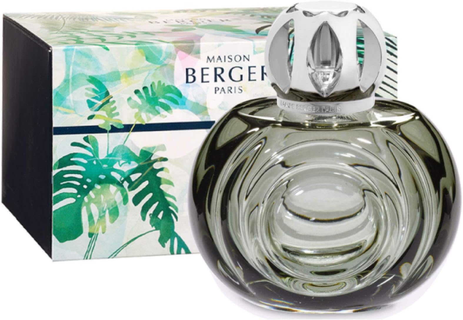 Lampe Berger Immersion Bottle Glass Moss Green 9.3 cm