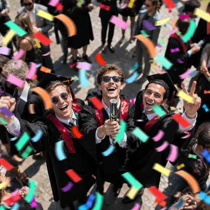 Confetti Cannon 12 Pack Poppers Multicolor 12 pulgadas miniatura 2