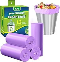 Vista 13 de Bolsas de basura pequeñas de 1.2 galones: Bolsas de basura pequeñas para bolsa de basura de baño, mini forros de basura para baño, dormitorio