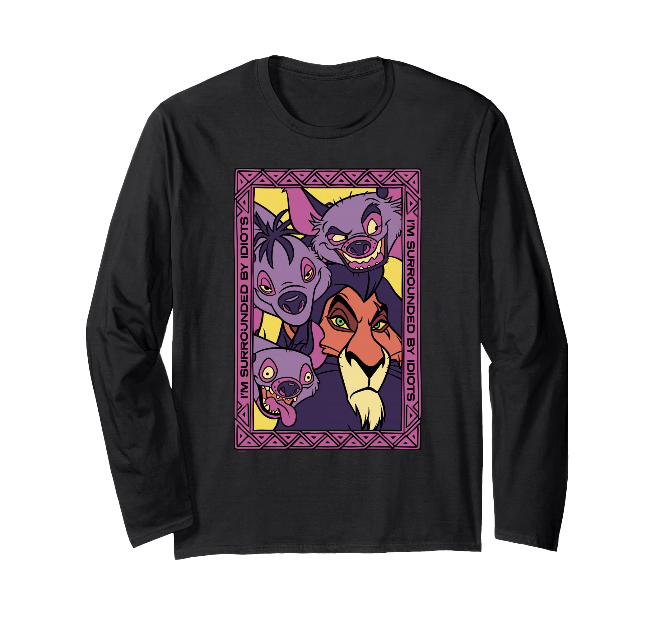 ディズニー ヴィランズ ライオンキング スカー ヴィンテージ Tシャツ 表記S VILLANS ヴィランズ Tシャツ SCAR 半袖 スカー ブラック Disney