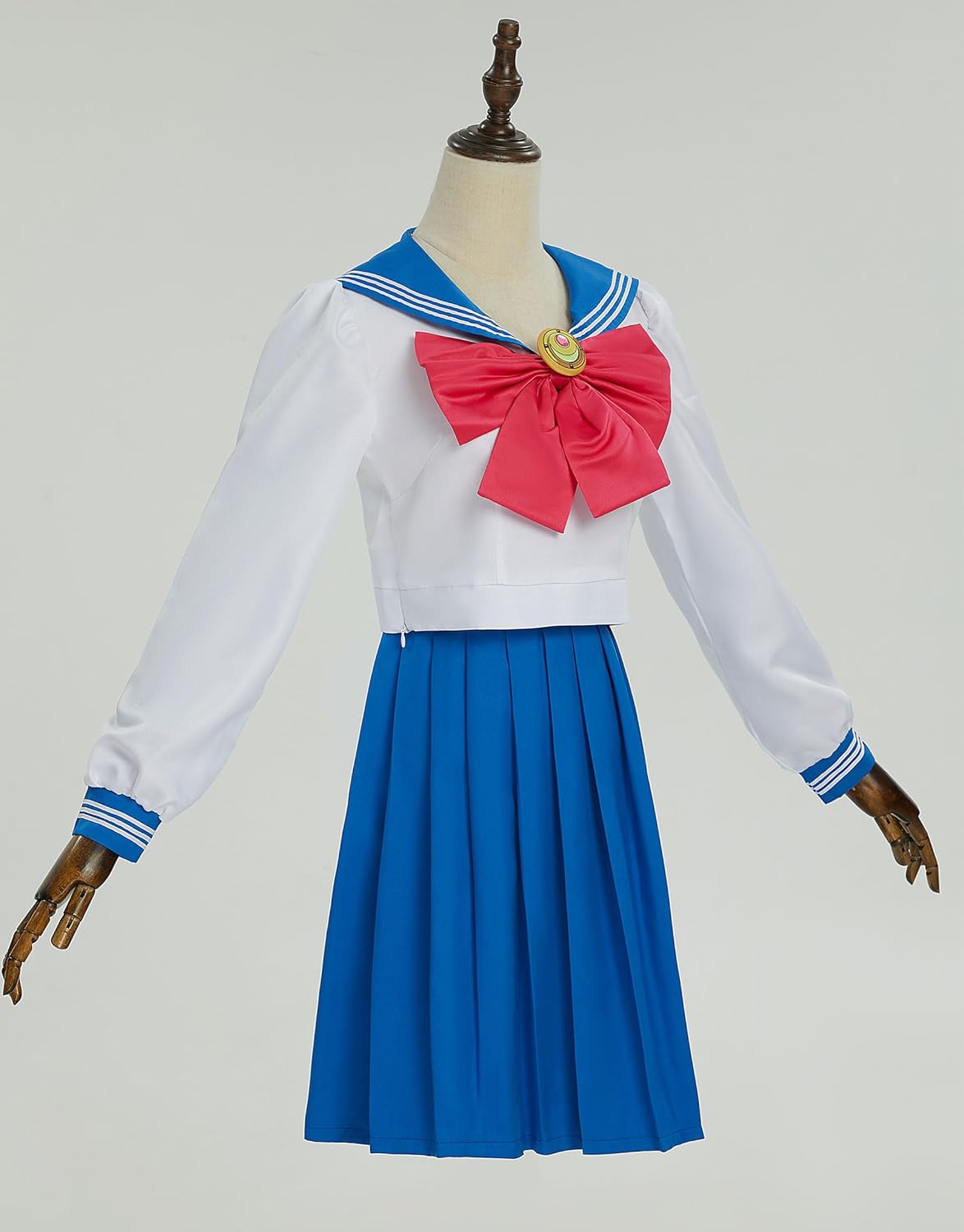 haikyuu Suit JK Uniform Set Cosplay Costume Outfits with Bow Tie and Back Bow Decoration - Image 3