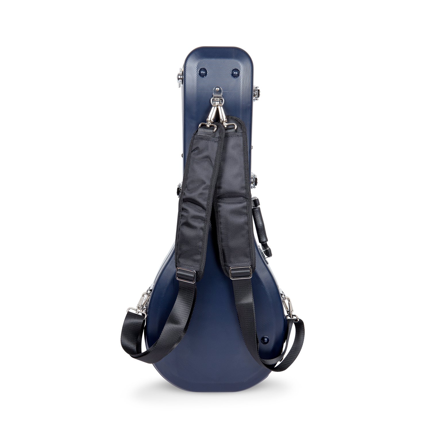 Crossrock Formowane etui ABS do mandoliny w stylu A ze zdejmowanymi paskami na ramię - niebieskie (CRA862MABL)