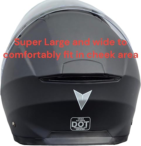 Miniatura 2 de Vega Superdome Casco modular negro mate, 5XL
