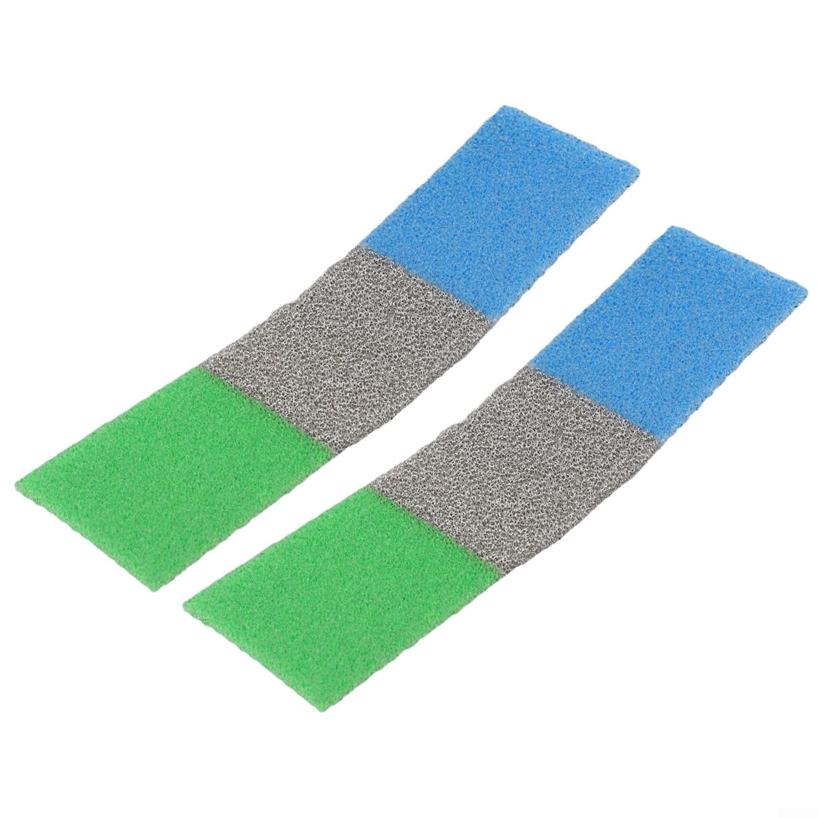 2 filtros de aire acondicionado para aire acondicionado Midea, lavable y reutilizable, filtro de alto volumen de aire 3 en 1, flujo de aire mejorado (C)