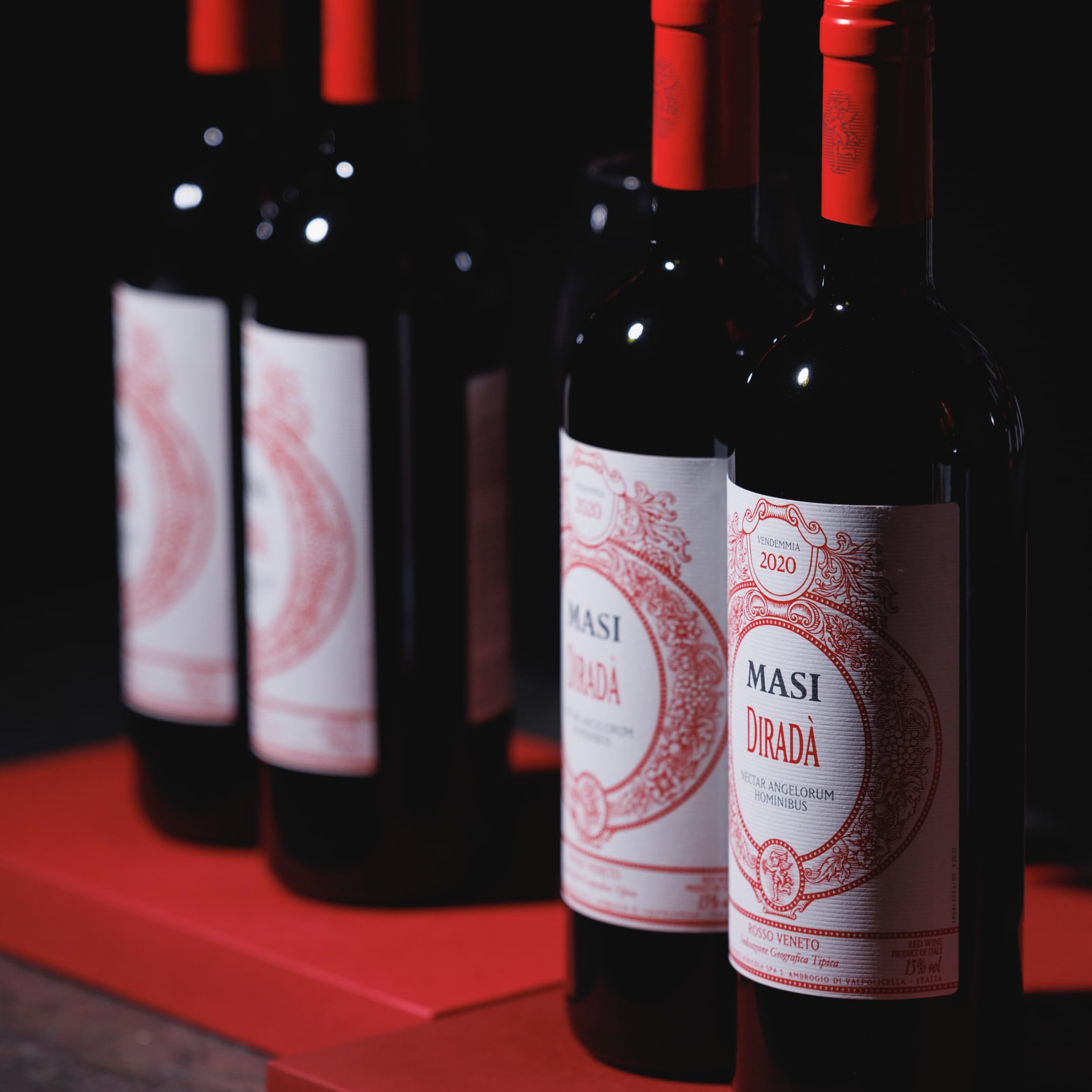 MASI "DIRADÀ ROSSO" 2023 | Vino Rosso Veneto IGT | 6x750 ml | Appassimento Expertise | Emballage de 6 bouteilles
