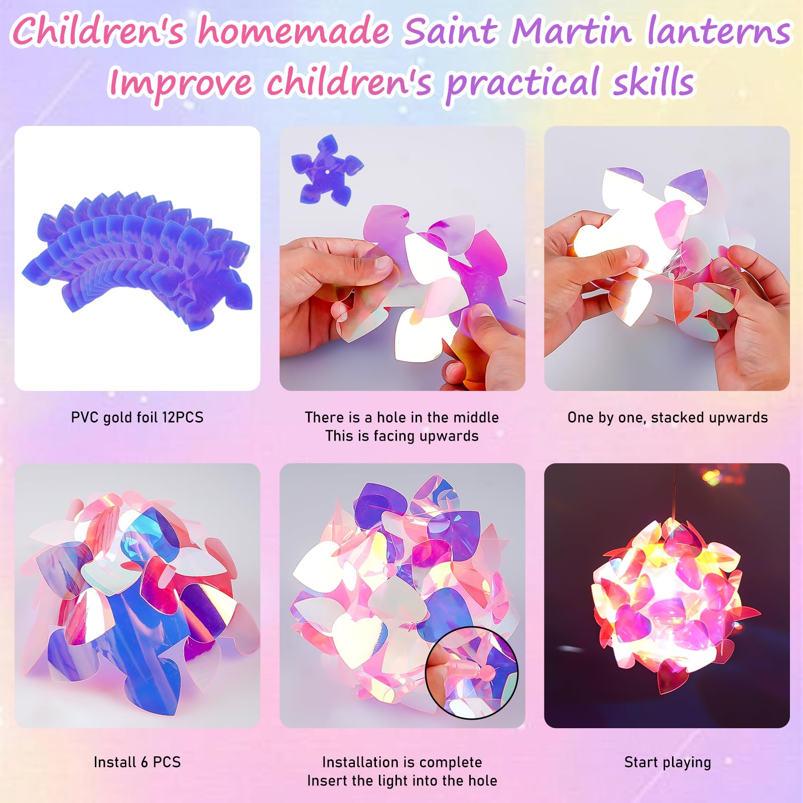 Kit 2 Lanternes à Assembler Pour Enfants - Idéal Saint-Martin, Noël, Fêtes !