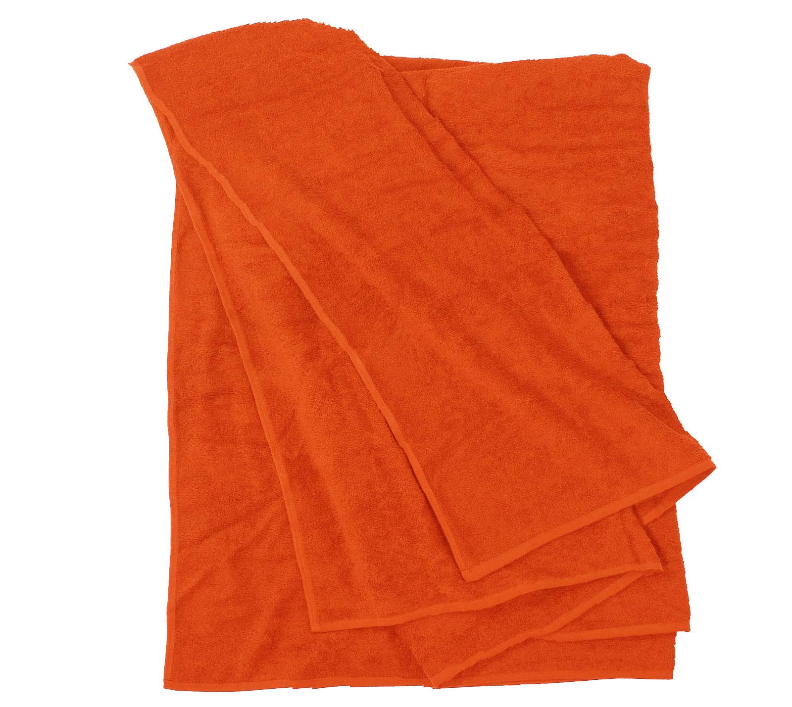 ADAMO Serviette de plage XXL 100 % coton – 155 x 220 cm, orange : 515 – Serviette de sauna – Serviette de bain grande taille – Serviette de douche, serviette de bain et serviette de sauna