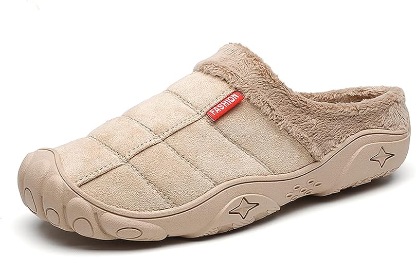 Fleece Lined House Slippers 