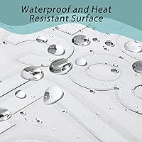 Vista 4 de Números reflectantes para buzones de correo para exteriores, 60 calcomanías impermeables para números de buzón, grandes de 3 pulgadas, 2 pulgadas