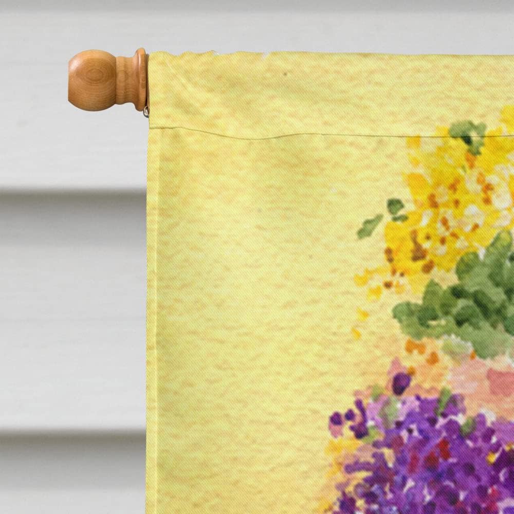 Caroline's Treasures SS8291CHF Westie Flag Canvas, Large, Multicolor