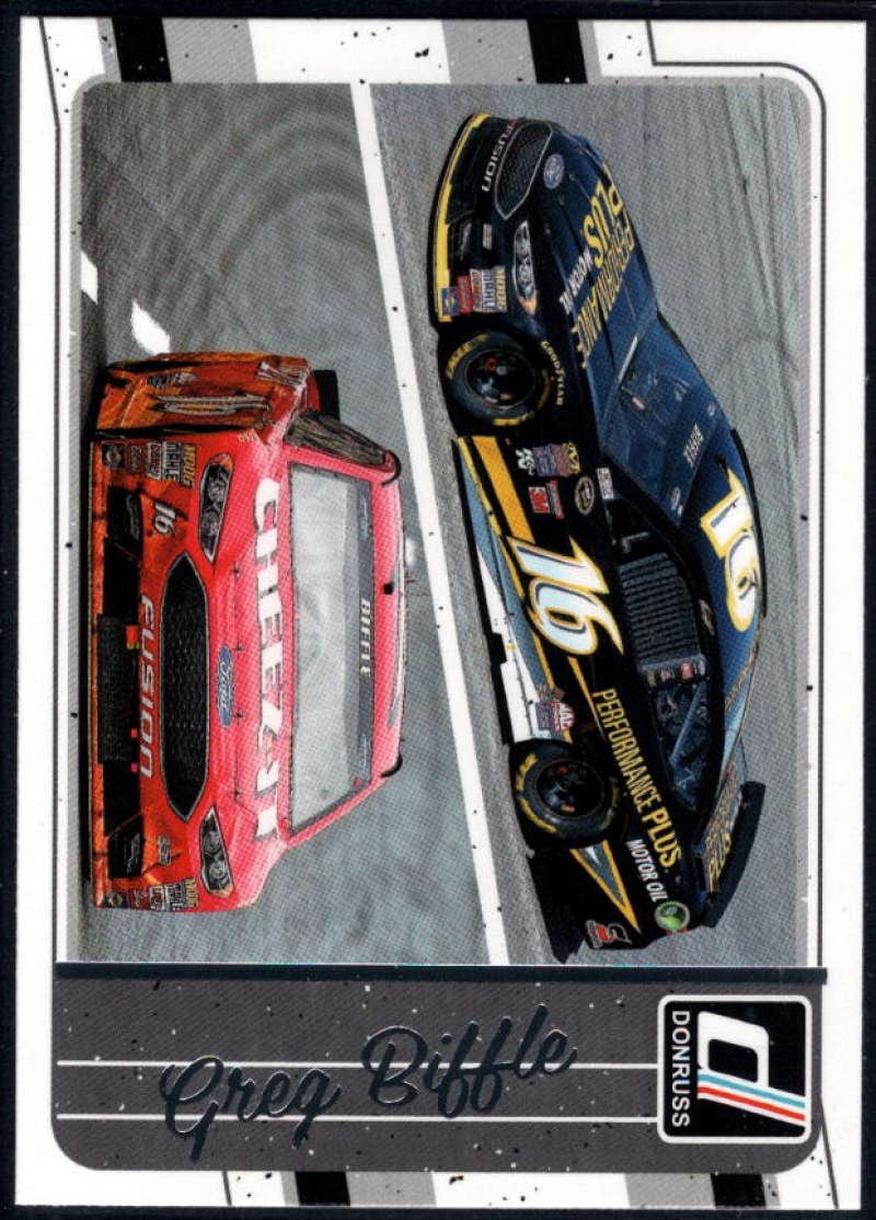 2017 Donruss Racing #119 Greg Biffle Cheez-It/Roush Fenway Donruss Racing/Ford/Kleen Performance Products/Roush Fenway Donruss Racing/Ford Official NASCAR Trading Card
