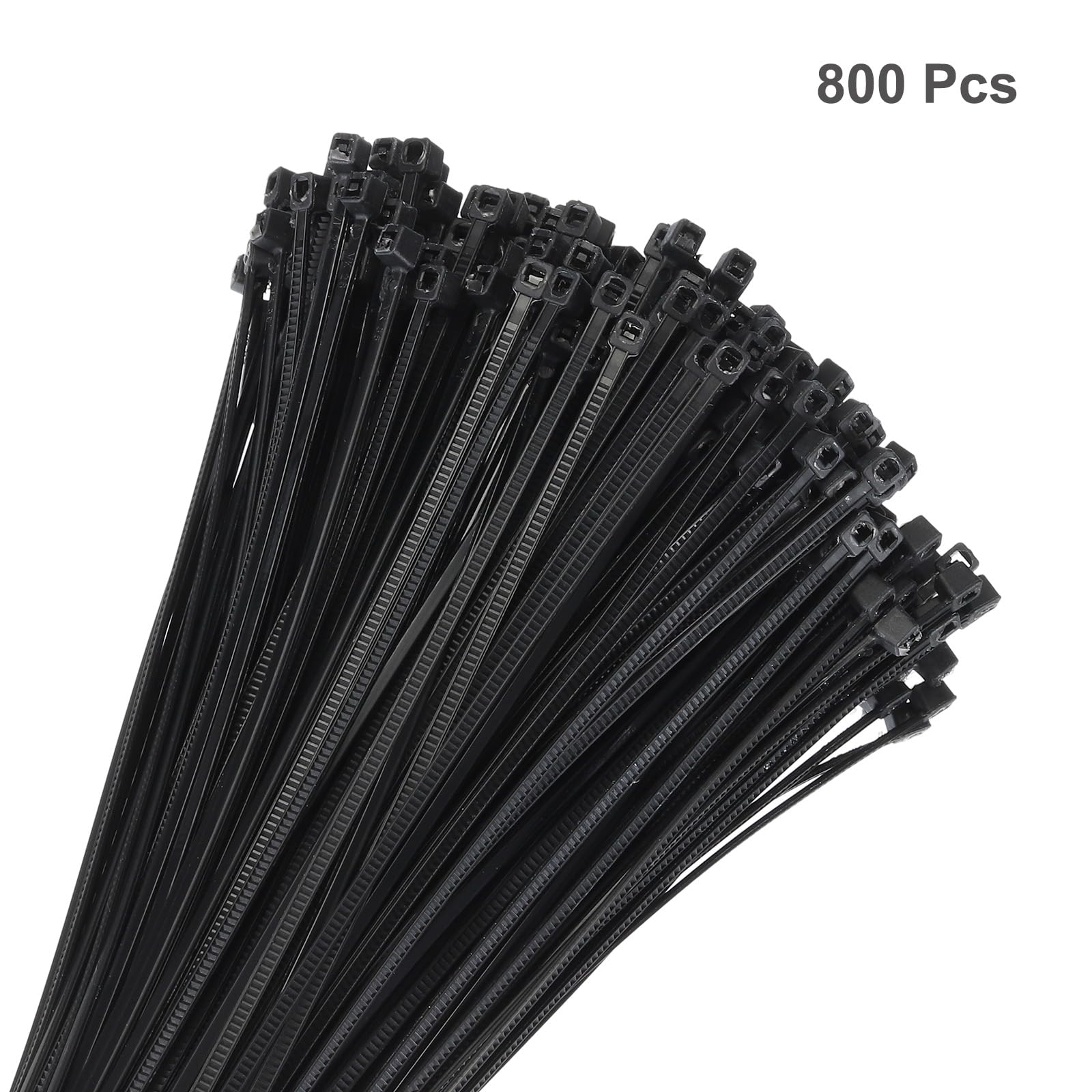 Amazon.com: MECCANIXITY 800pcs 5 Inch 11 Lbs Cable Zip Ties Self