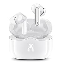 xinwld Cuffie Bluetooth 5.3 Stereo HiFi Con 4 HD Mics, Mini Auricolari Wireless Cancellazione Rumore