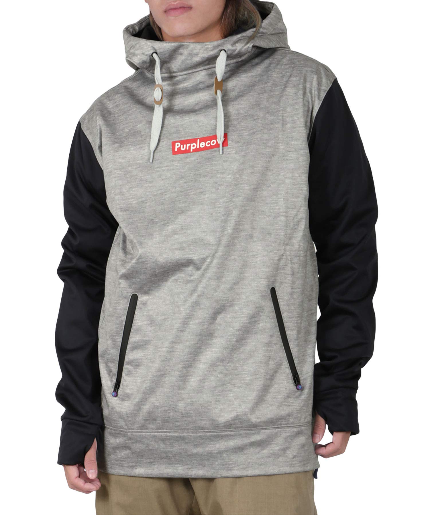 スノーボード パーカー 男女兼用防風3層フィルム入り ボンディング プルオーバー ネームレスエイジ（namelessage） 撥水 防水 防風 ボンディング プル