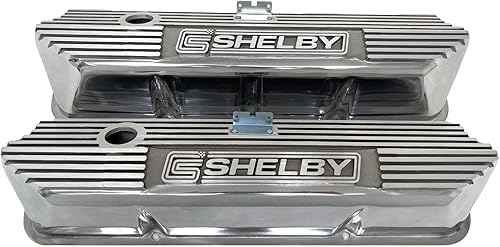 Miniatura 2 de Compatible con Ford FE Tall Shelby Valve Covers  Pulido  Aluminio fundido  Ansen USA