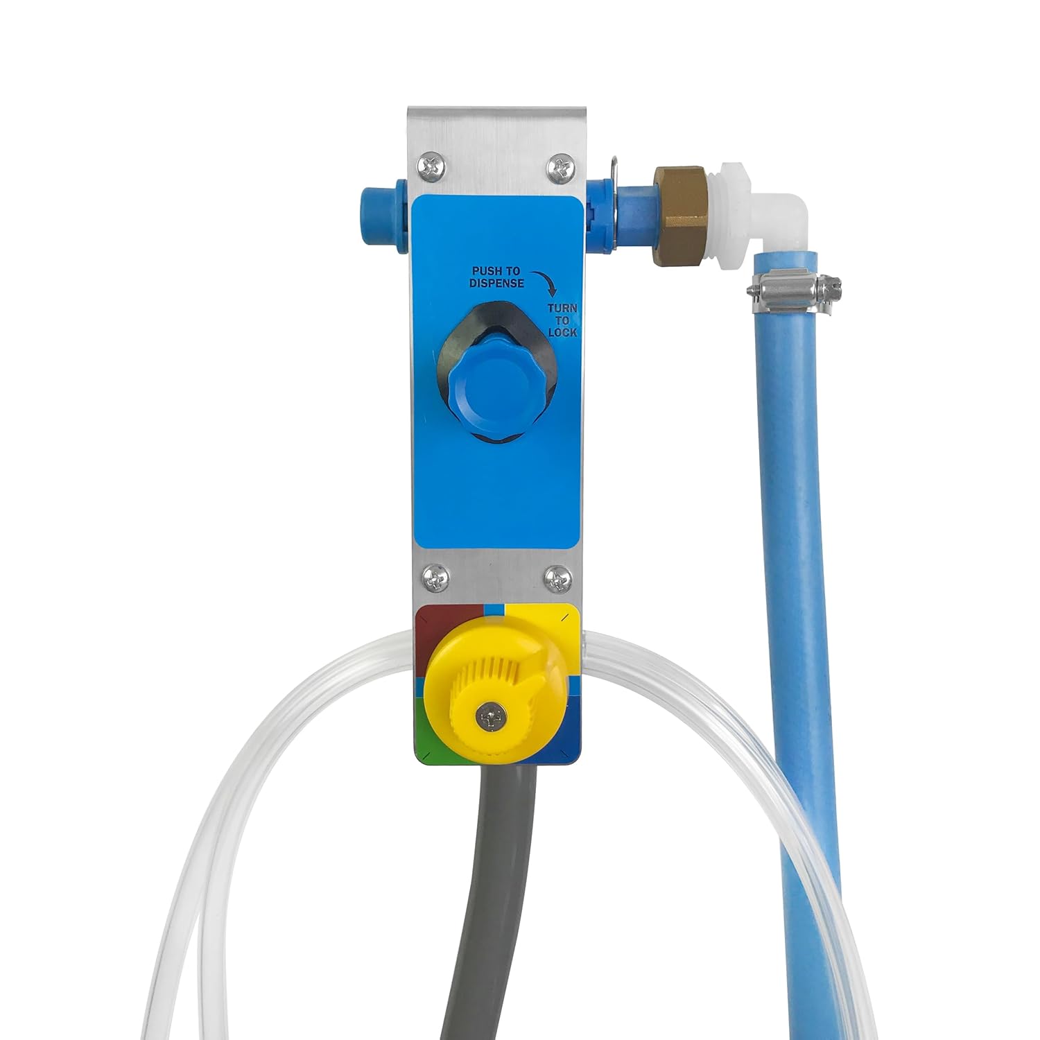 4-Prod Mop Bucket Proportioner, Cleaning Chemical Dilution Dispenser for Application in Hotel, School, Store, Restaurant, Hospital, 8181SS