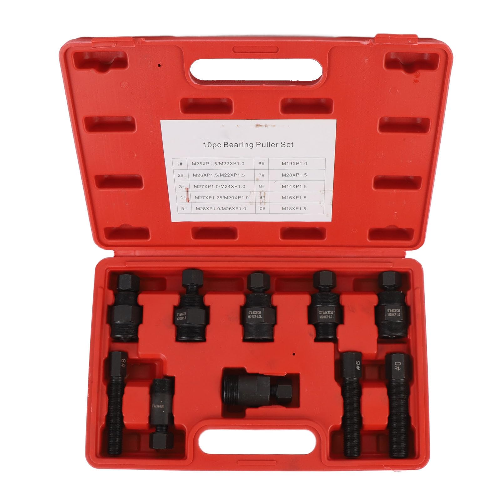 Alomejor Kit De Herramientas para Extractor De Volante De Motor, Extractores Duraderos De para Motocicletas Scooter ATV, 10 Uds. De Acero Al Carbono