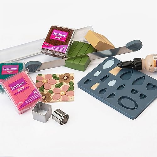 Miniatura 9 de Sculpey Soufflé Polímero Horno de Arcilla para Horno,Poppyseed Black, no tóxica, barra de 7 onzas, ideal para la fabricación de joyas, vacaciones,