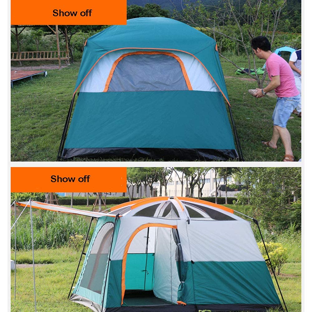 Rodzinny namiot tunelowy Duży namiot kopułowy z bardzo dużymi przedziałami sypialnymi i przedsionkiem Camping Namiot turystyczny dla rodziny, festiwalu, wspinaczki górskiej interesting