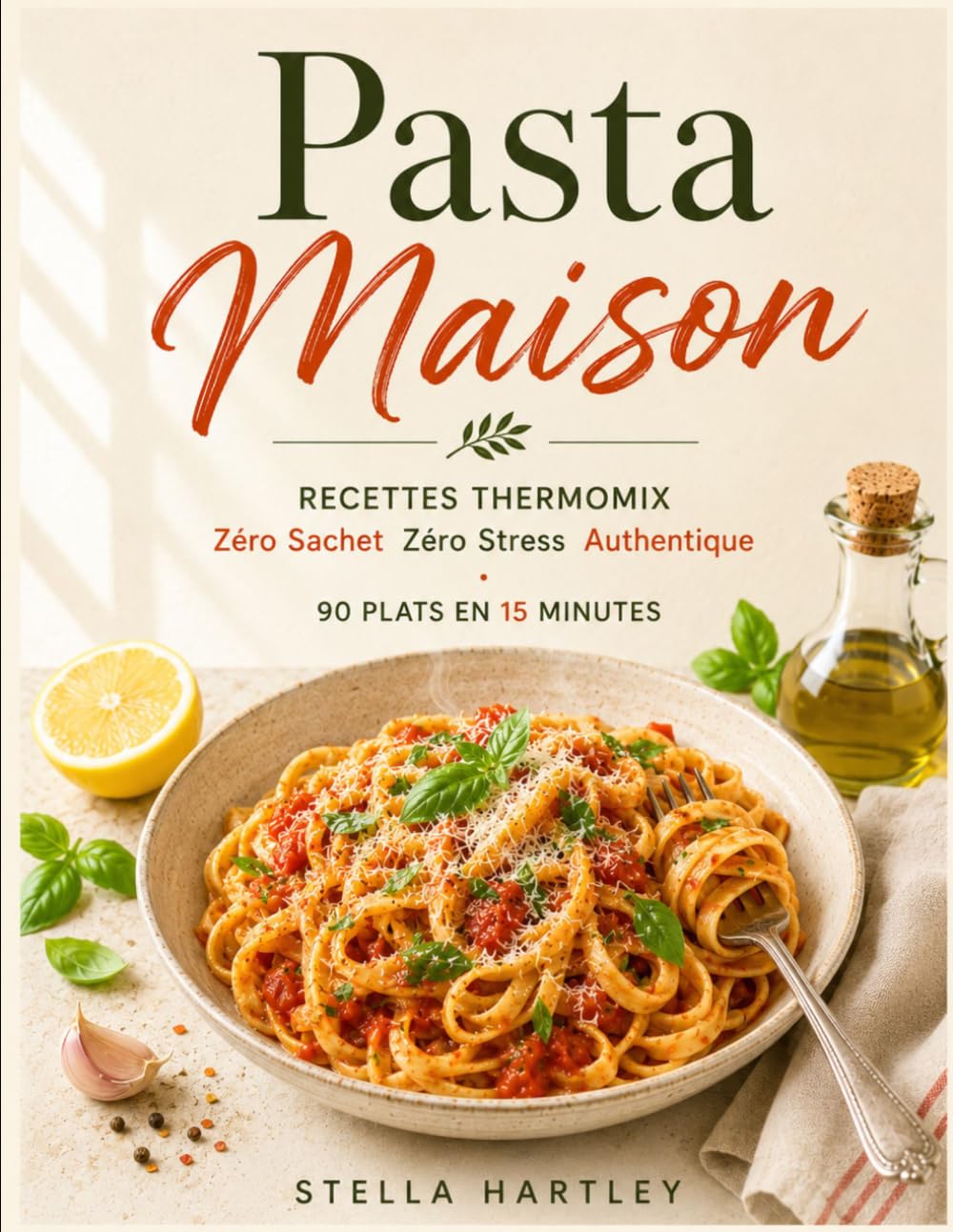 Pasta Maison: Recettes Thermomix Zéro Sachet Zéro Stress Authentique 90 Plats en 15 Minutes