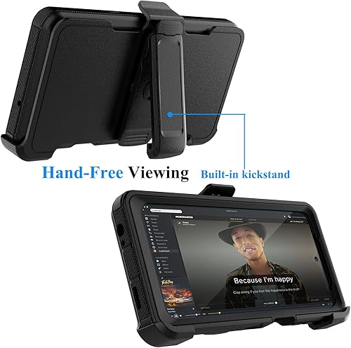 Miniatura 3 de Njjex Funda resistente para Moto G 5G 2022, para Motorola G 5G 2022 con funda de clip para cinturón, protector de pantalla integrado resistente a