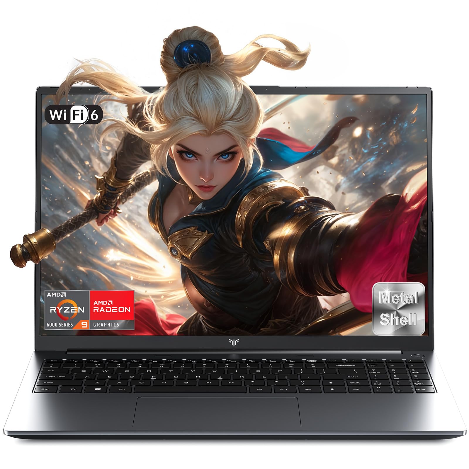 Laptop, 2025 Laptop Computer with Intel Twin Lake N150 Processor(Up to 3.6GHz), 16GB DDR4 512GB SSD, 15.6inch IPS 1080P, Metal Shell, USB3.2, Long Battery Life