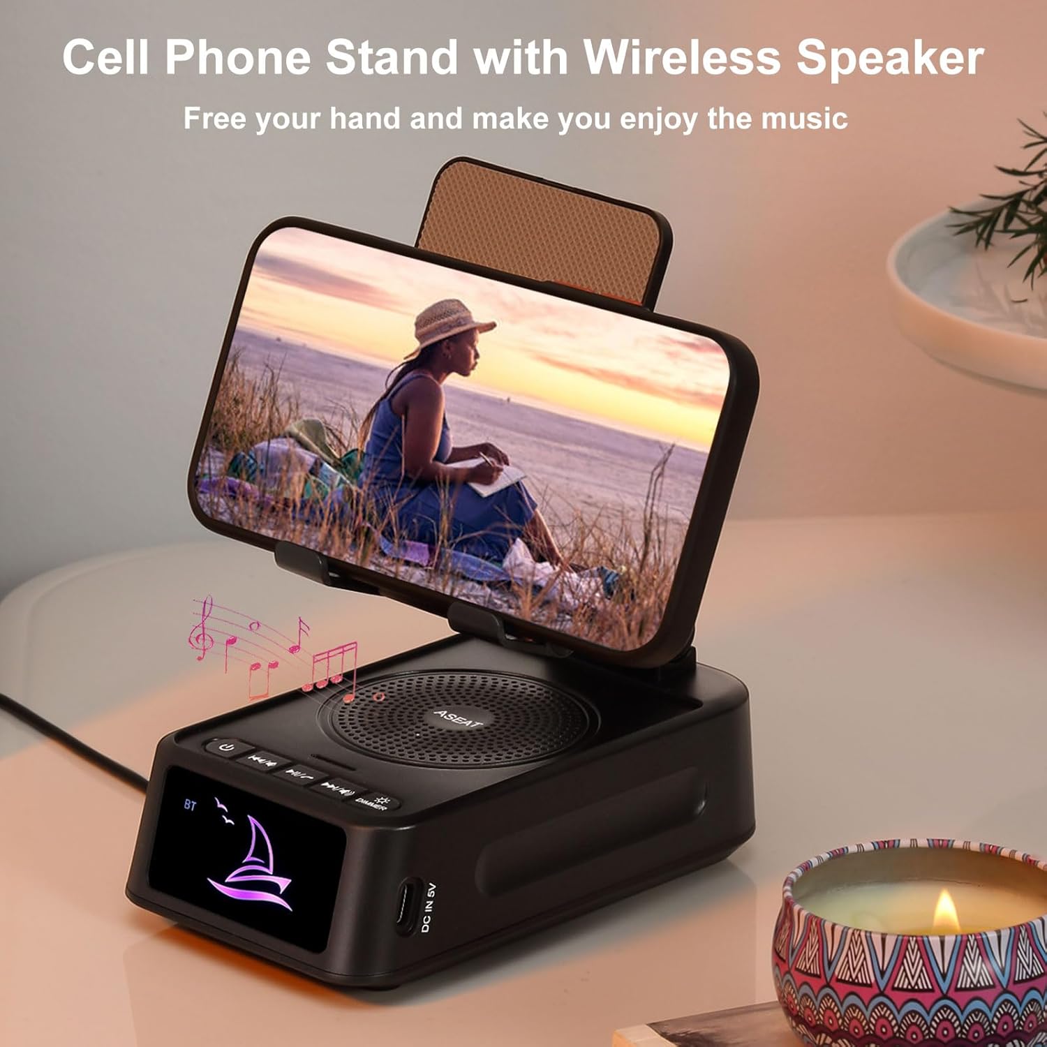 Illuminate and Amplify: The Perfect Bluetooth Speaker Stand for Everyone!