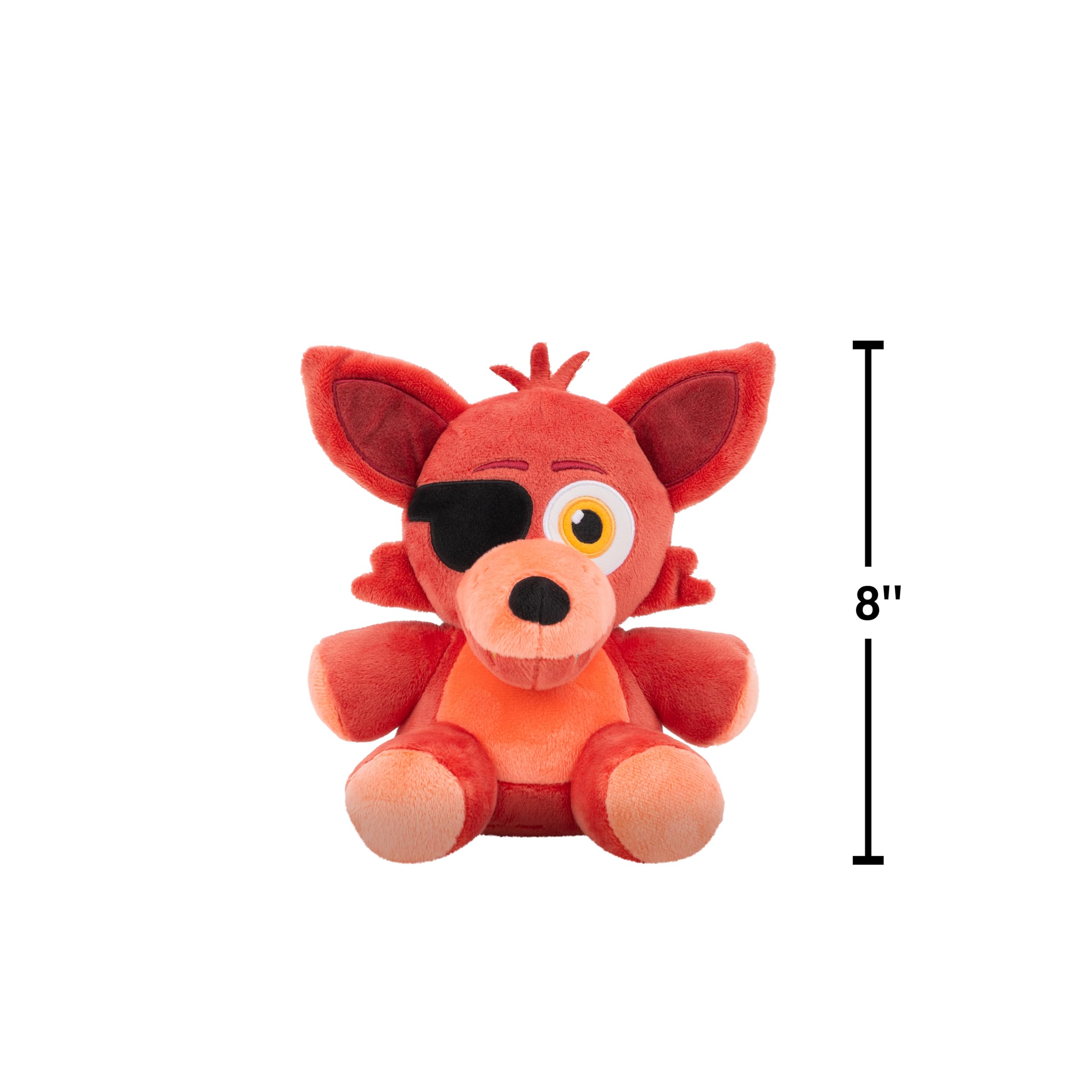 Set 2 Peluche Five Nights At Freddy's 25cm | Funtime Foxy E Ballora | Morbidi Giocattoli Ufficiali - 3