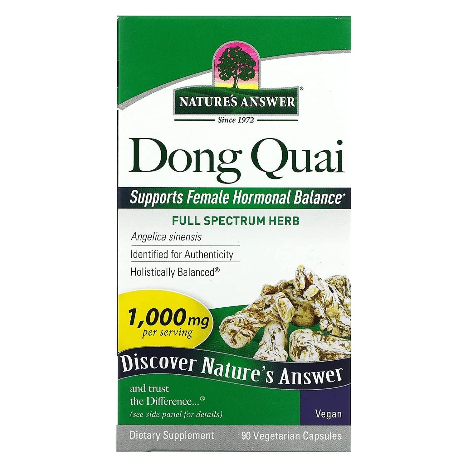 Nature's Answer Dong Quai - Root 90 Vcaps