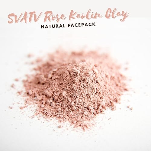 Miniatura 65 de SVATV Arcilla rosa francesa Polvo de montmorillonita Arcilla rosa Polvo hidratante y rejuvenece el cuidado de la piel Mascarilla natural