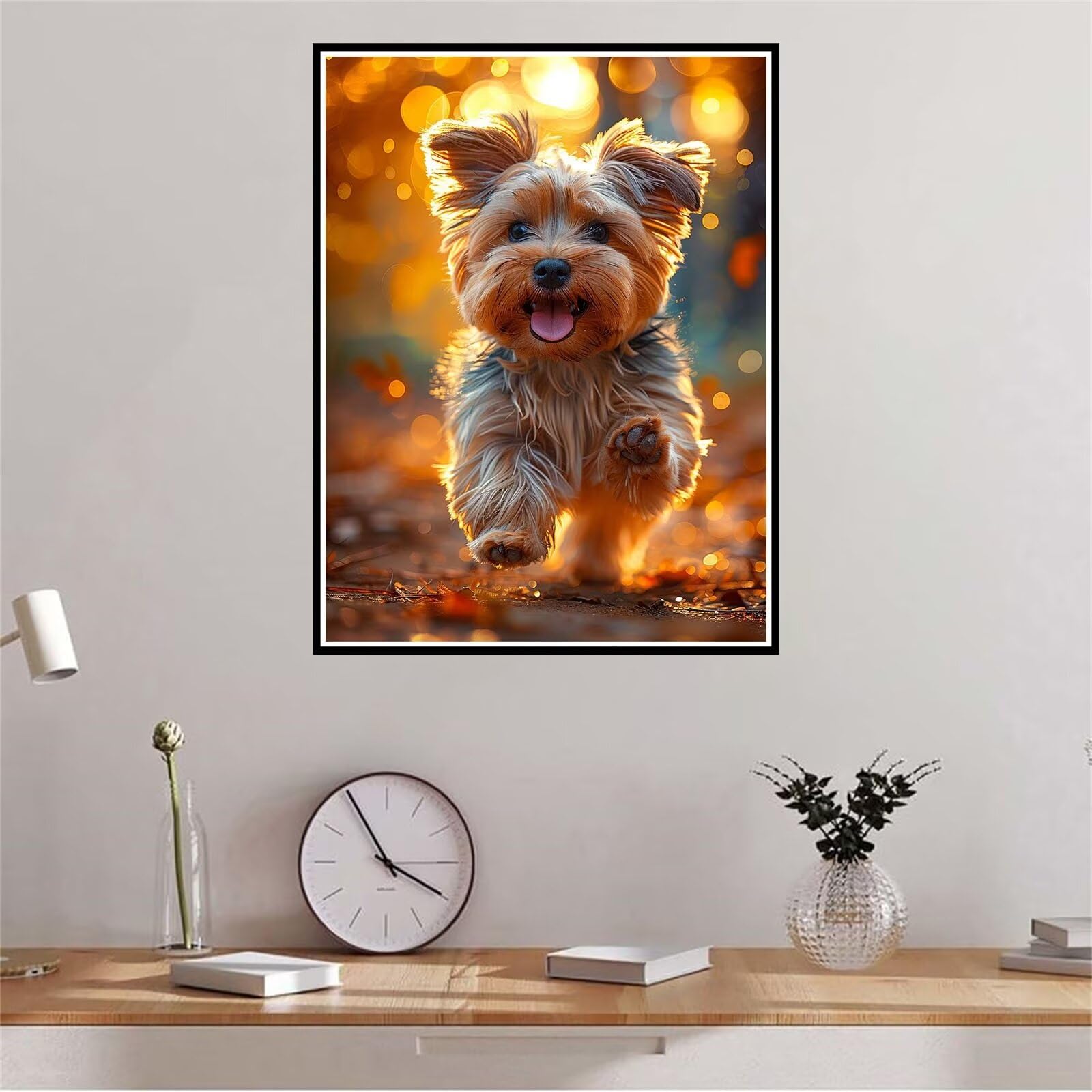 Diamond Painting,Broderie Diamant Kit Complet Paysage De Maison De