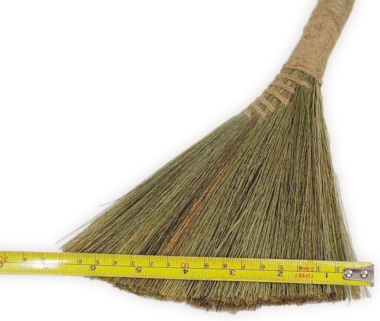 Ann Lee Design Natural Whisk Sweeping Hand Handle Broom (Small and Short, Plain) : Health & Household