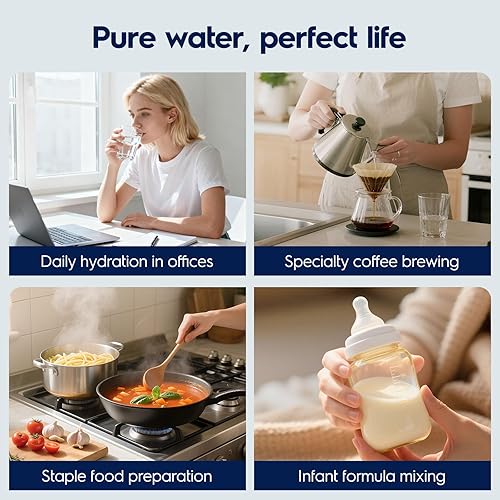 Miniatura 8 de Electrolux PureEssence Eco 600GPD RO Reemplazo del filtro, filtro de ósmosis inversa certificado NSF, larga vida útil de 2 años, TDS de alta