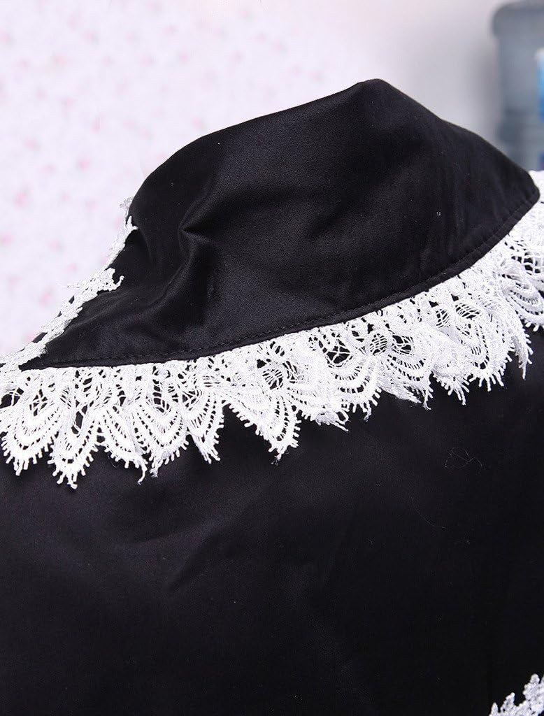 Hugme Black Cotton Lolita Dress with Jacket