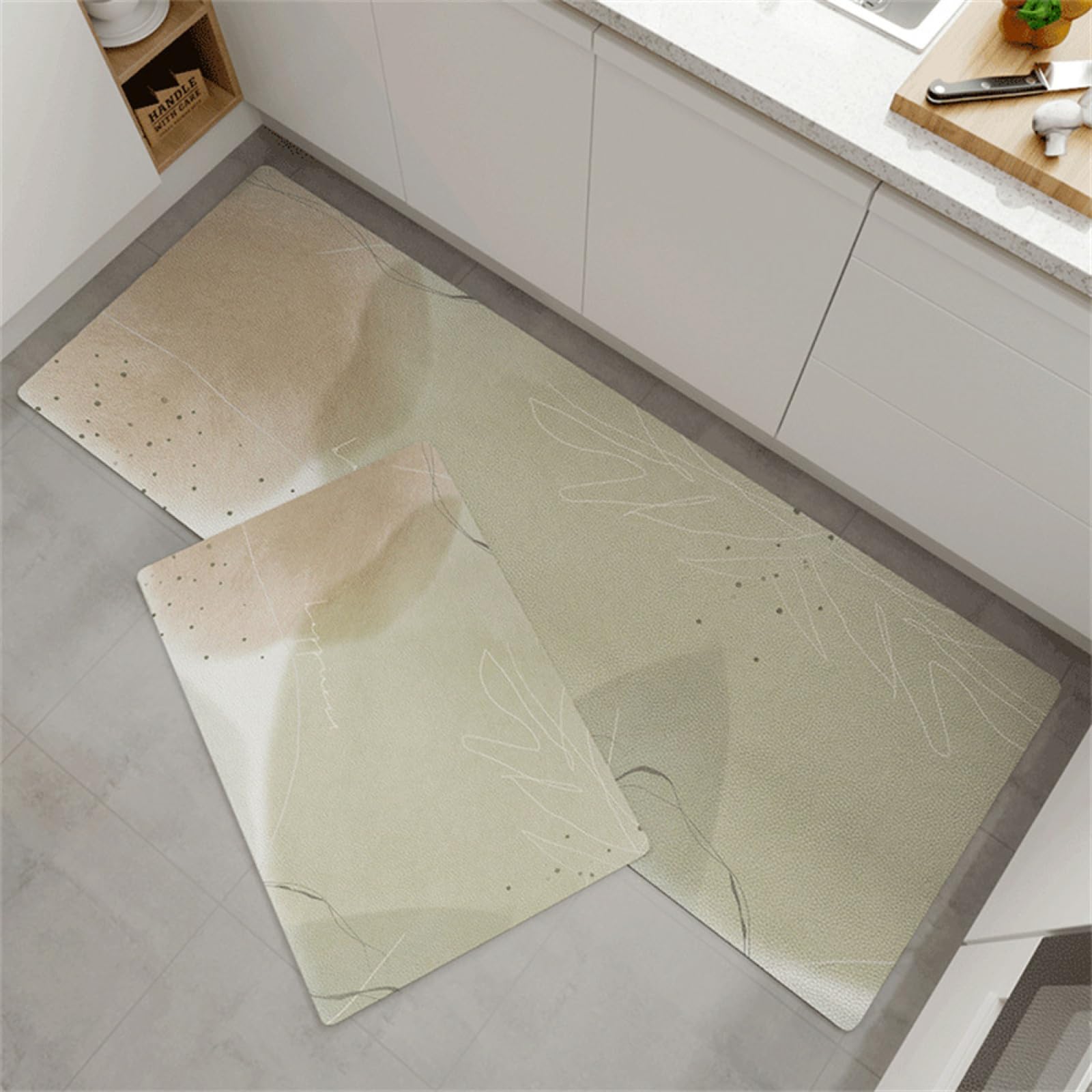 Tapis de cuisine antidérapant lavable 40x60cm pour sol de maison