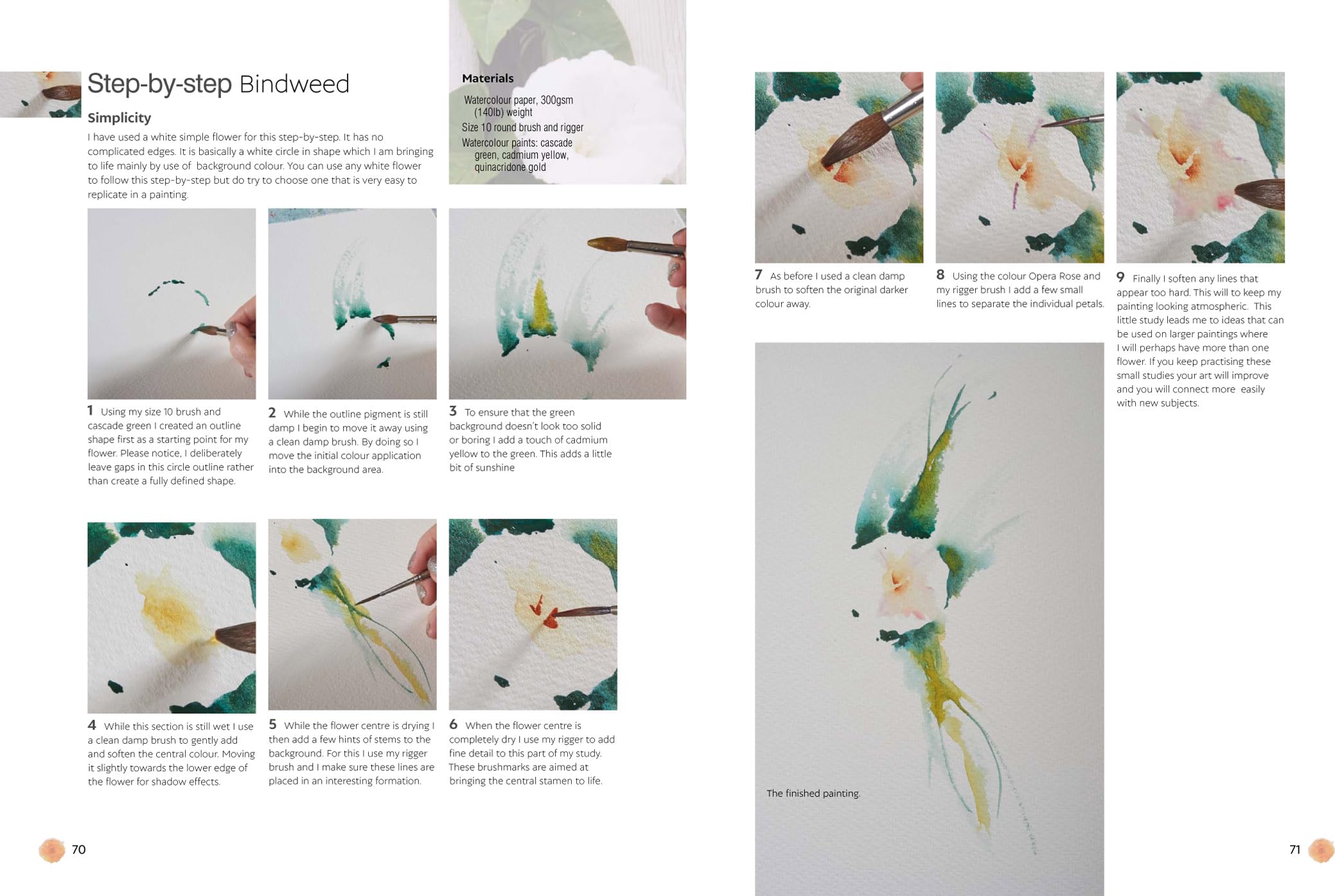 Atmospheric Flowers in Watercolour: Painting With Energy and Life