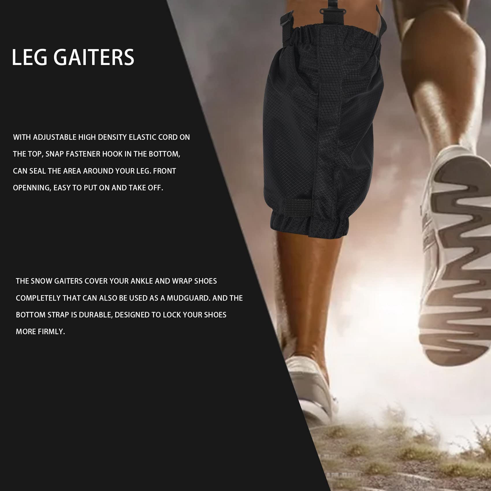 Manchettes de jambe imperméables anti-déchirure pour extérieur randonnée escalade chasse