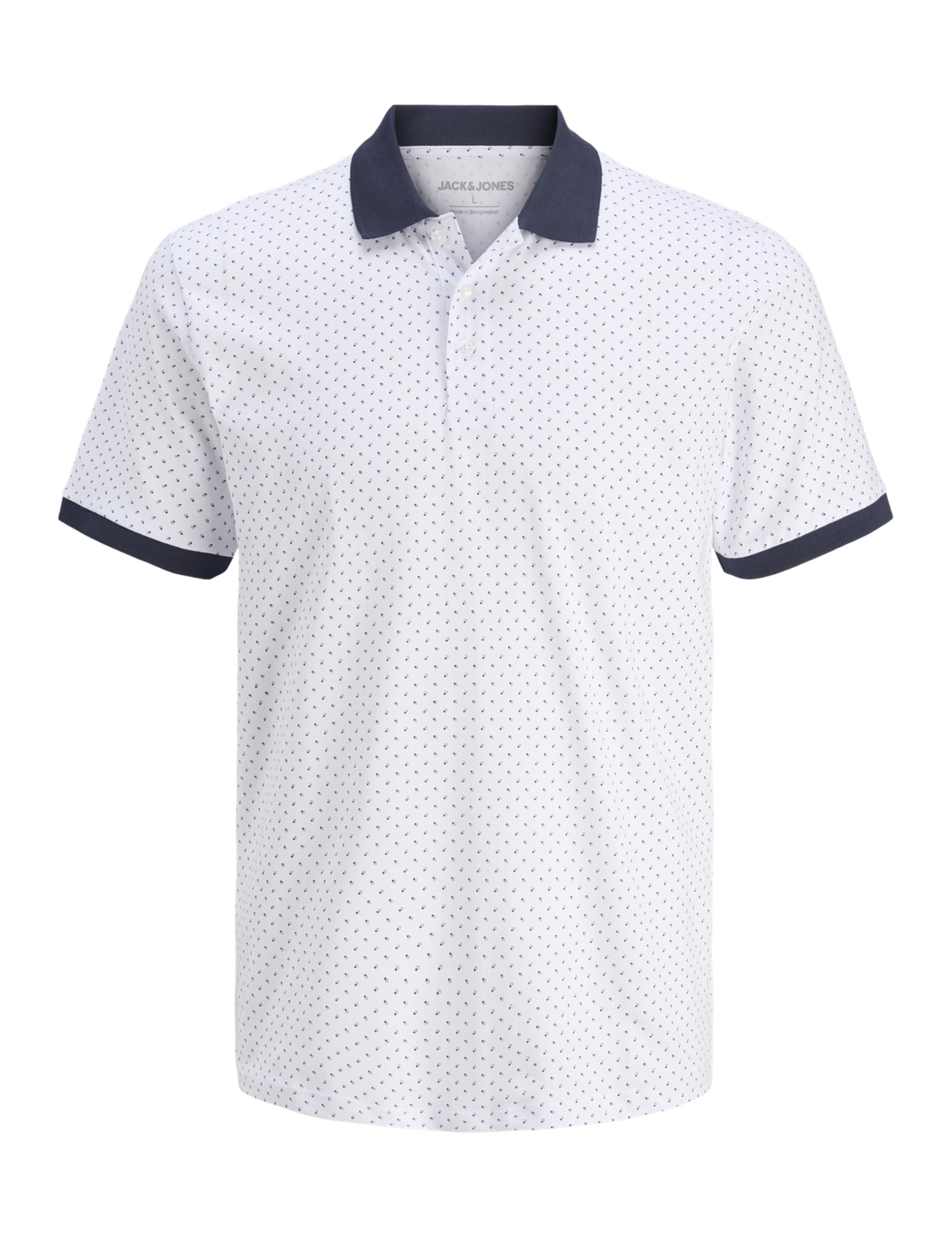 JACK & JONES Jjmatheo SS Polo Shirt, White, M