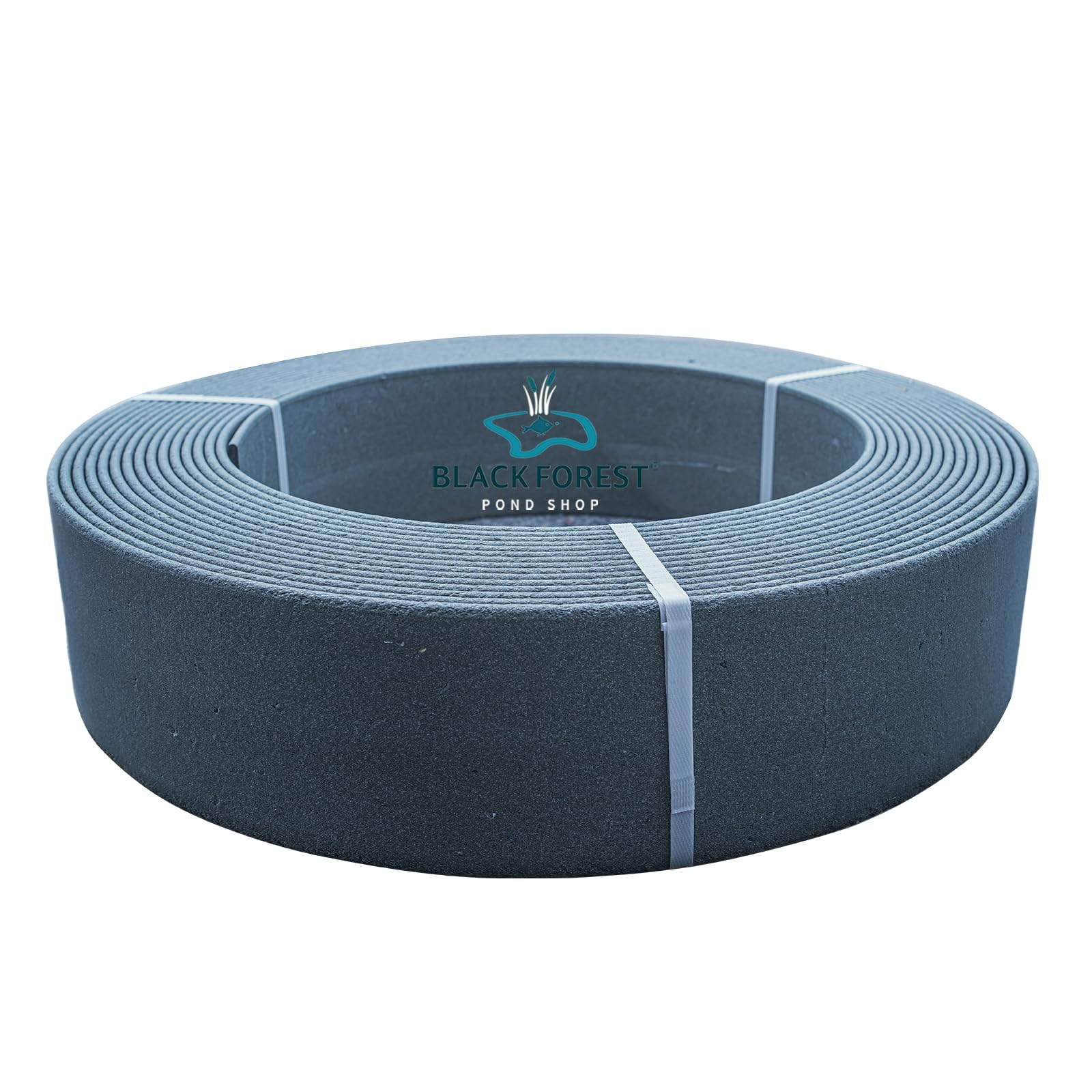 Teichrandband 14cm 20m Rolle PondEdge Teichrandsystem stabile Rasenkante Kunststoff Beetumrandung Kapillarsperre 20m x 14cm
