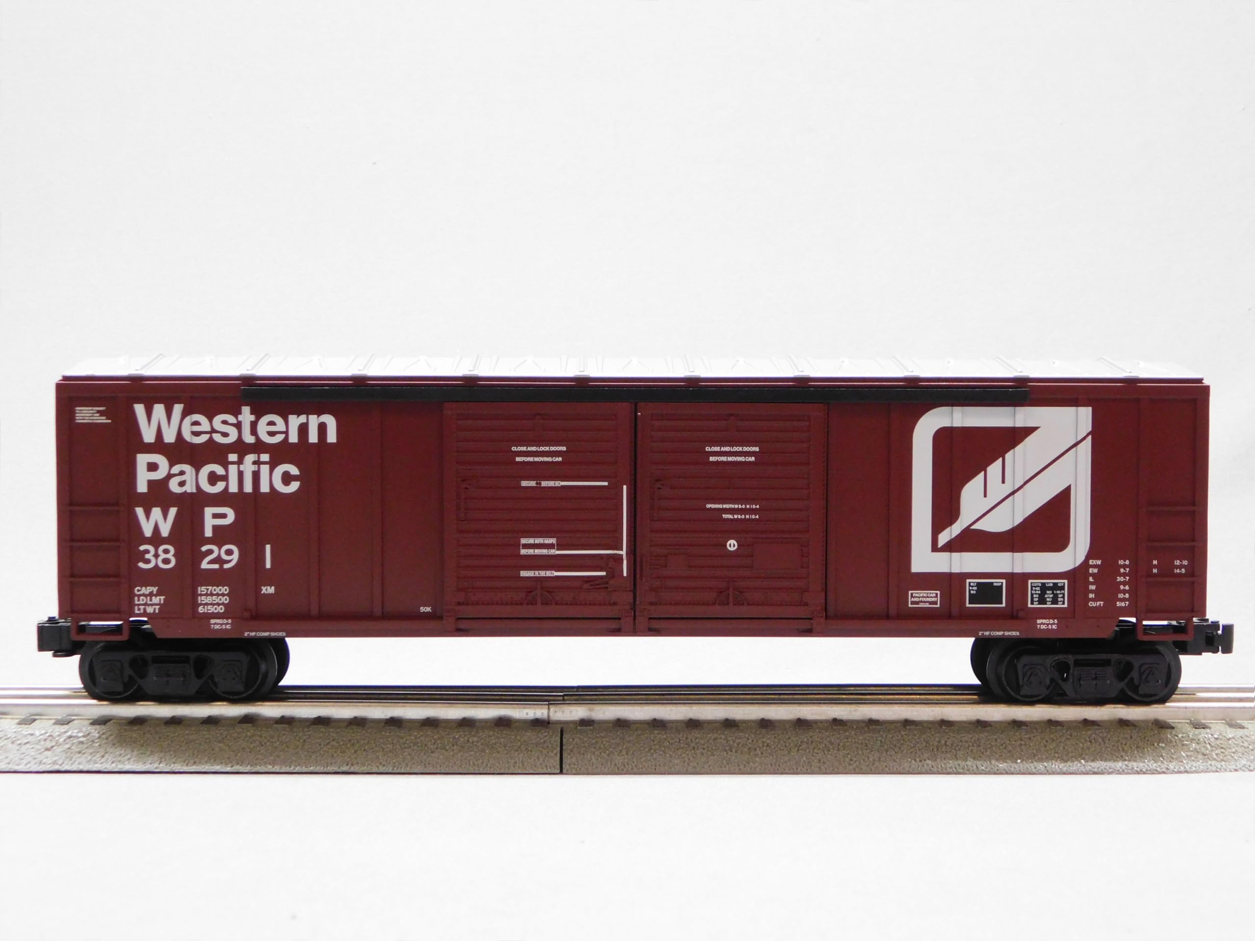 Lionel Western Pacific Standard O Double Door BOXCAR 38291 O Gauge 2443031