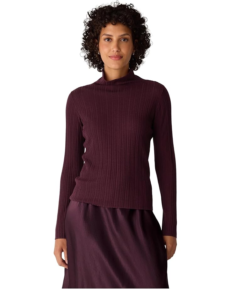Eileen Fisher Clean Merino Turtle Neck Sweater - Main View