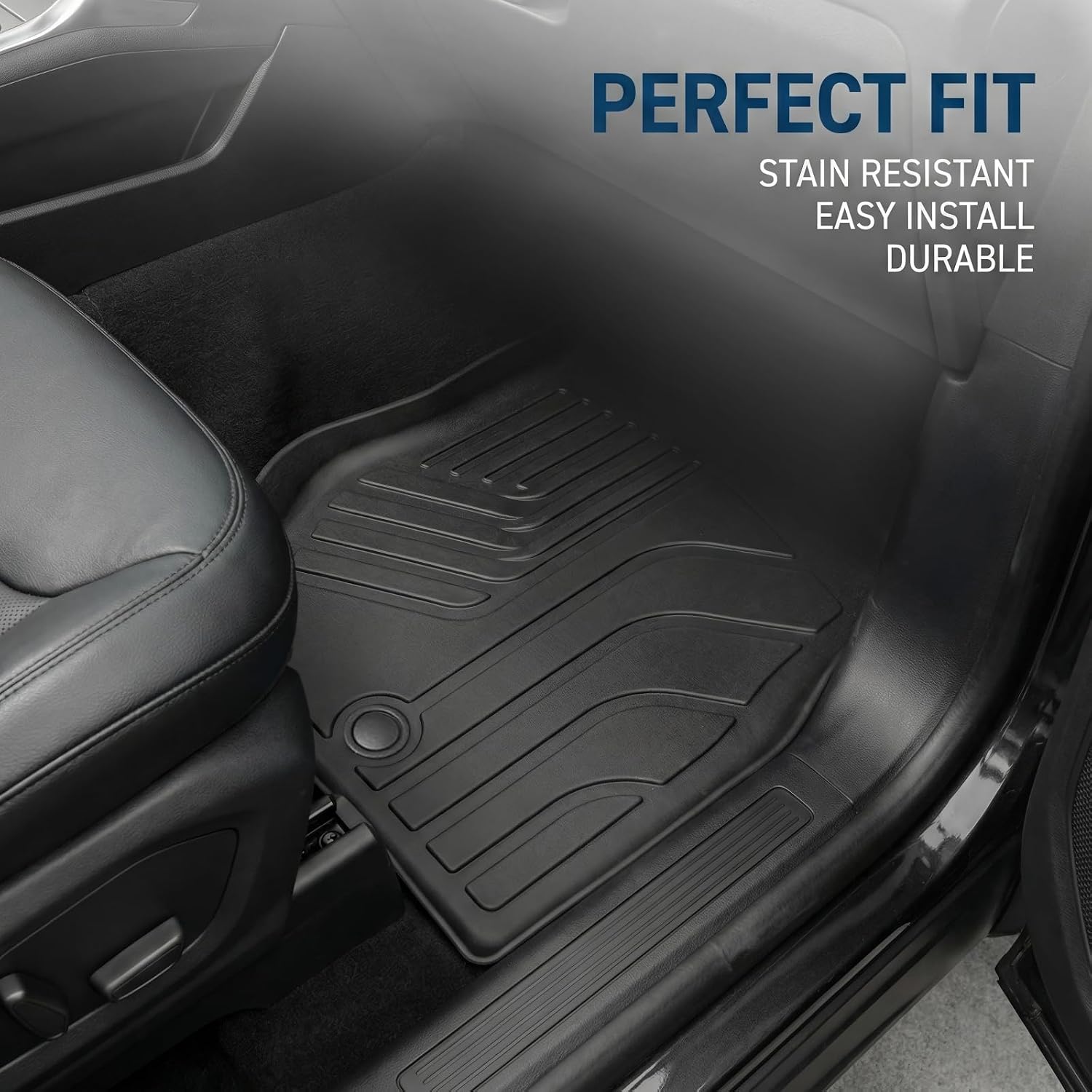 Floor Mats for Ford Explorer 2020-2026 6seats (2nd Row Captain Seats) image 3