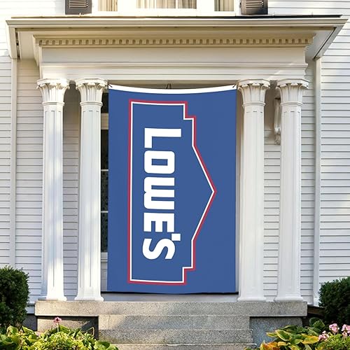 Miniatura 7 de Bandera 3D de impresión a dos caras_Lowe'S-Logo-Blue_Banner Sign para el hogar, jardín, exterior, interior, 5x8 pies