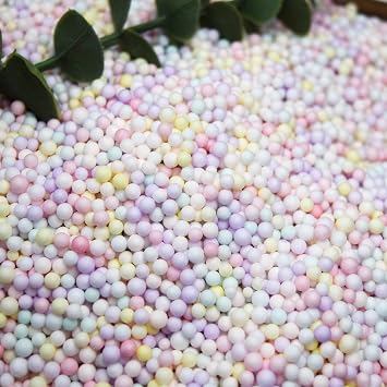 80000 Pieces Foam Beads - Colorful Foam Beads for Slime 2-3mm Foam Balls Slime Supplies for Kids Art Homemade Slime, Wedding and Party Decorations