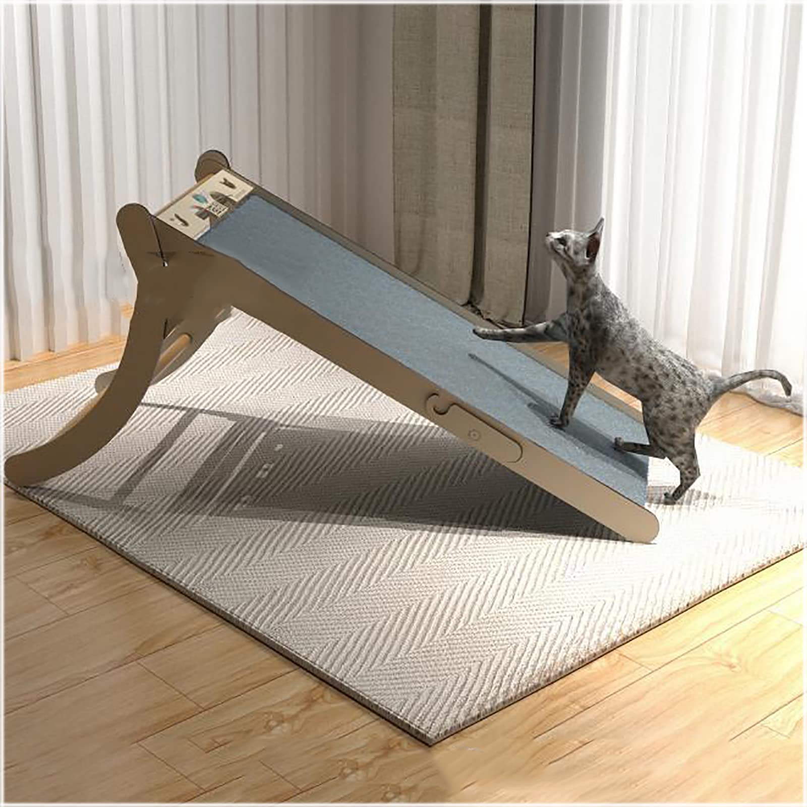 Cinta De Correr con Rueda De Ejercicio para Gatos, Juguetes para Gatos De Interior Rueda De Ejercicio para Gatos, Fitness De Madera Maciza, Fuerza De Carga, para Gatos, Gatitos, Perros, Cachorros
