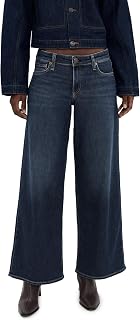 Women's Aiden Low-Rise Wide Leg Jeans
