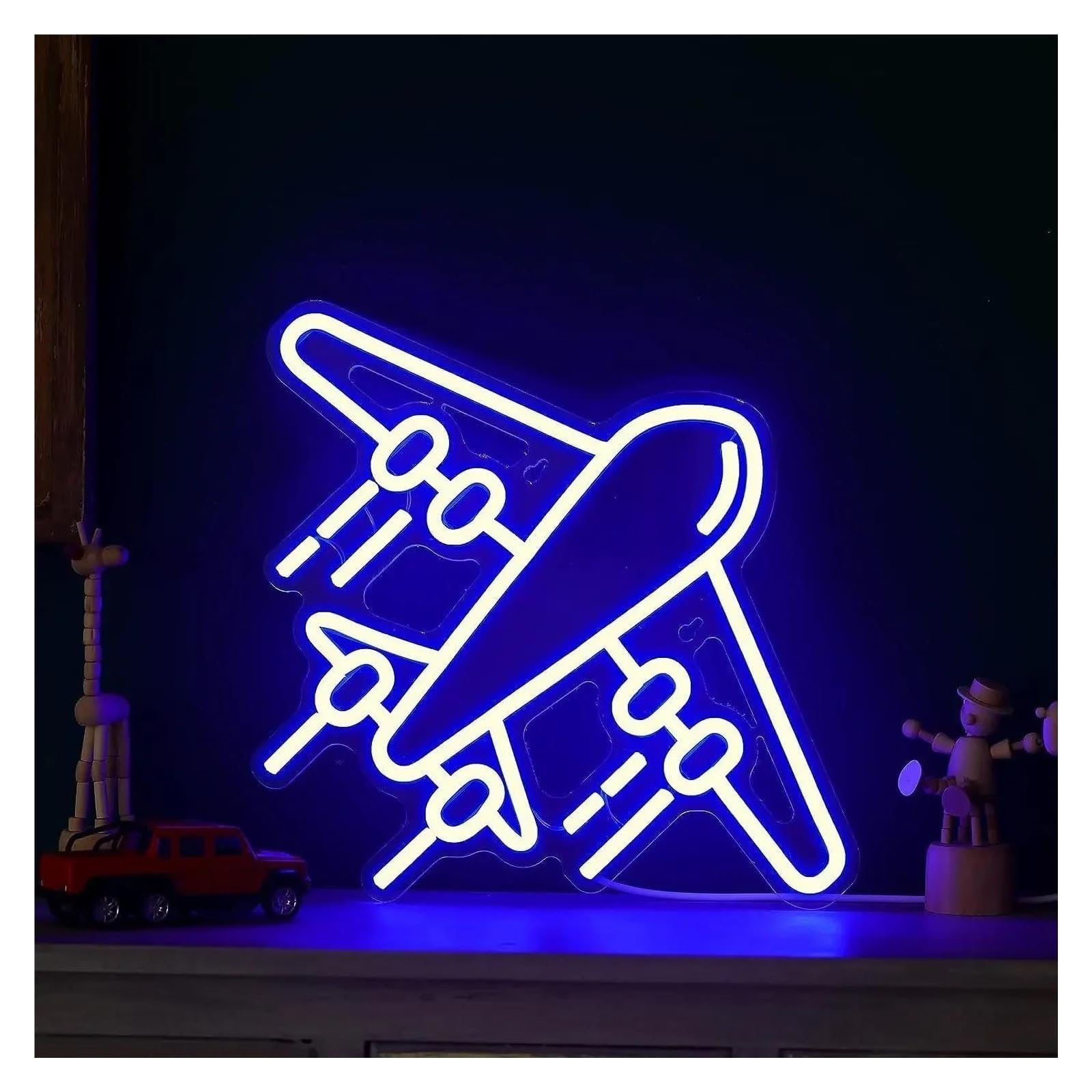 Insegna al neon Aereo per insegna al per neon per alimentazione per 29cm×38cm
