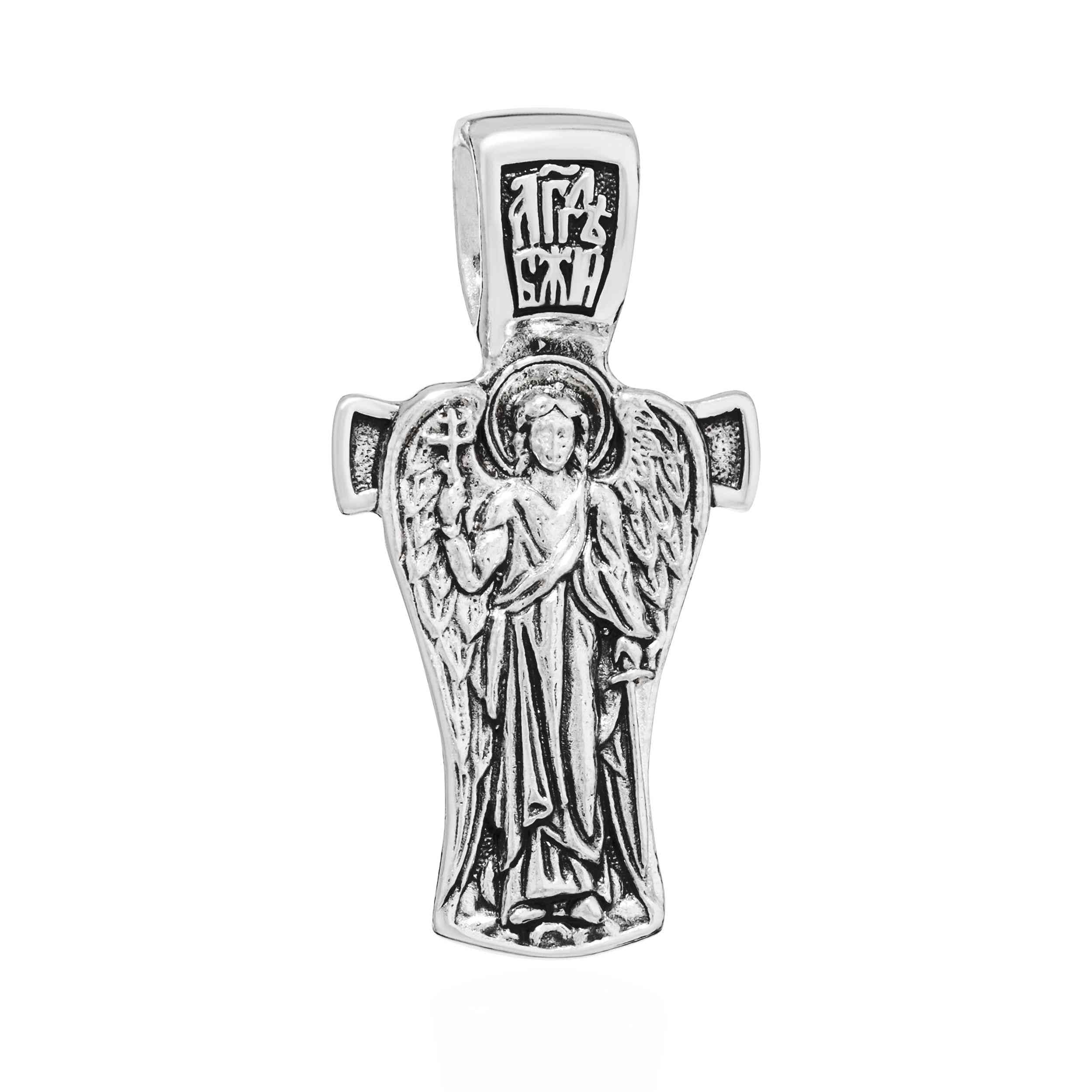NKlaus Exquisiter zawieszka do łańcuszka ze srebra próby 925, krucyfiks, 23,4 x 18 mm, elegancja w szczegółach 16262, Srebro